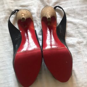 Christian Loubutin cork heels
